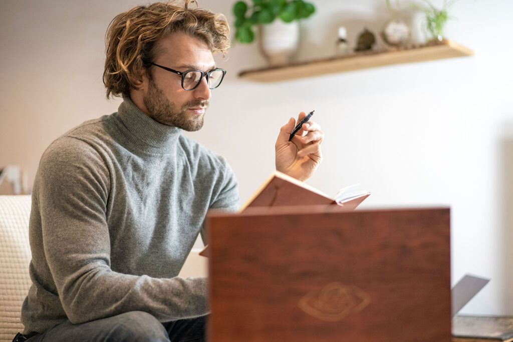 The Portalbook is an ideal journaling companion for reflection.