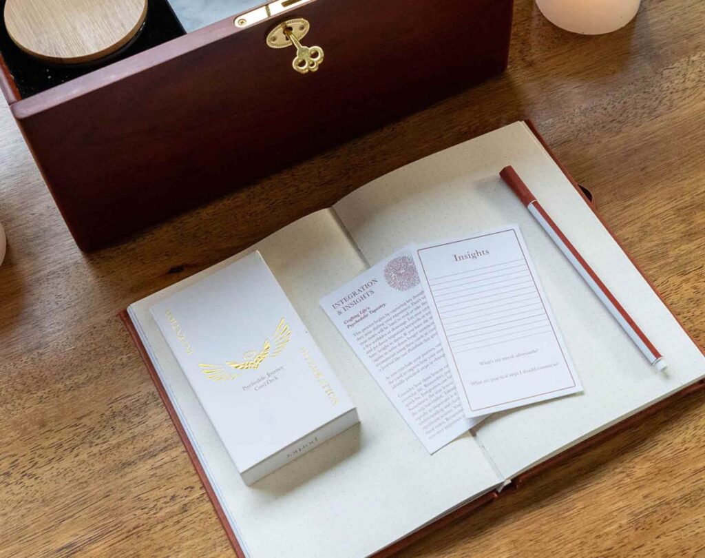 Journaling with the Portalbook helps record impressions and details you may want to go back to days after a breakthrough.