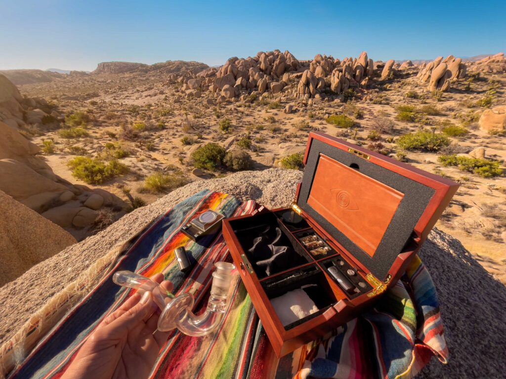 The Portalbox helps keep plant medicines safe against sunlight.